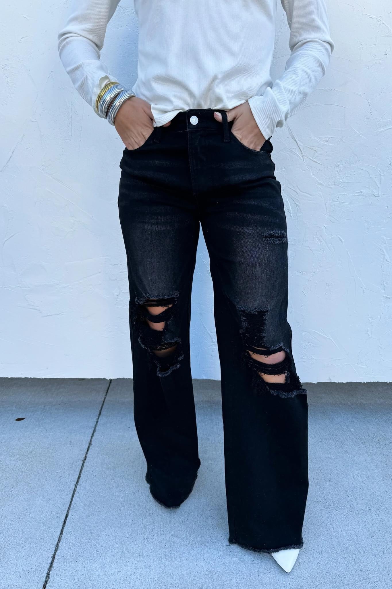 Blakeley Colored Distressed Jeans