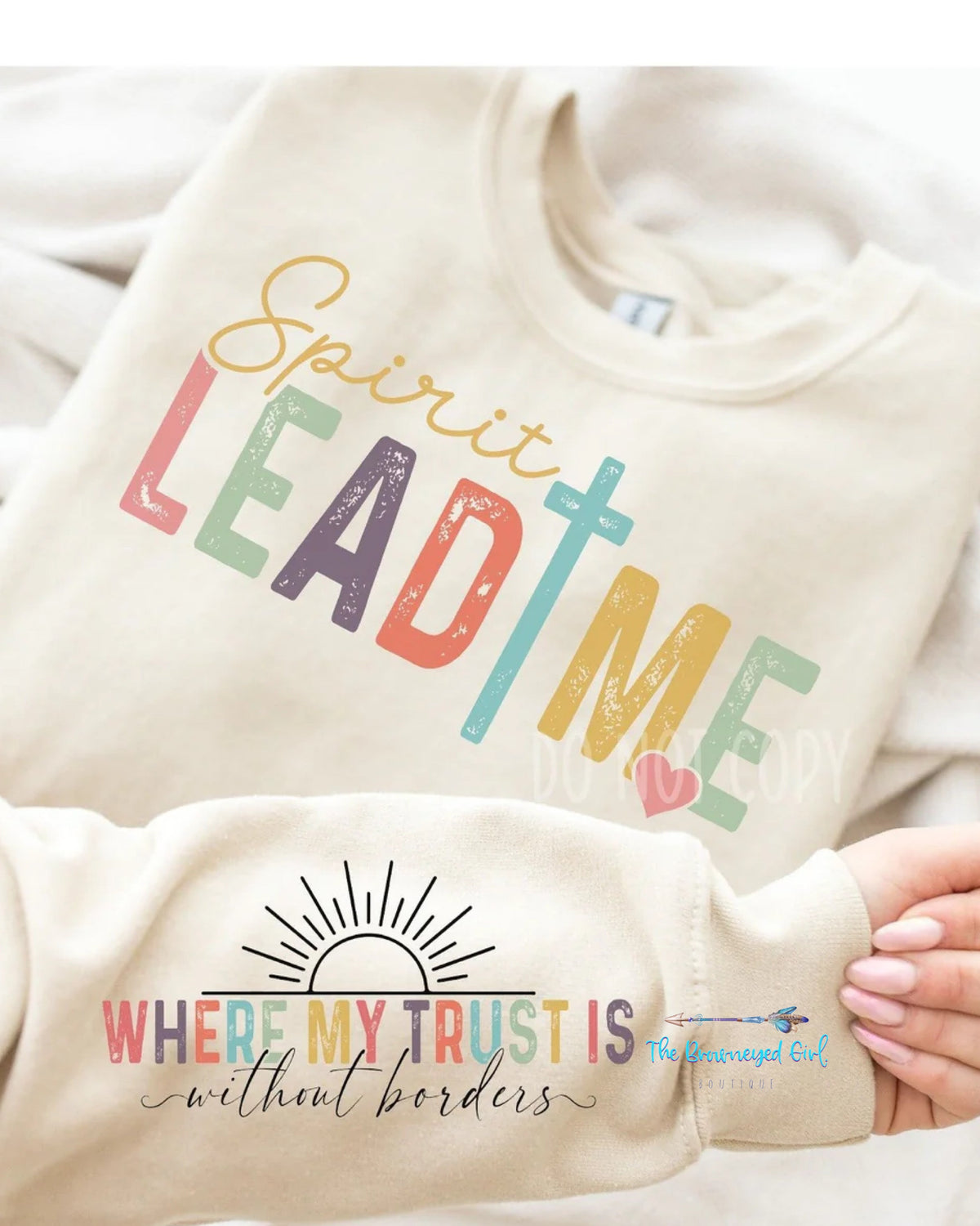 Spirit Lead Me Sweatshirt | TheBrownEyedGirl Boutique
