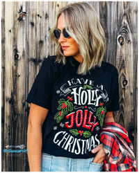 Holly Jolly Christmas Short Sleeve