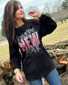 New Years Corded Pullover Black | TheBrownEyedGirl Boutique