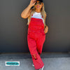 Pre-Order DAHLIA CROP WIDE LEG OVERALLS