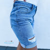 Carsen Denim Shorts-Blakeley | TheBrownEyedGirl Boutique