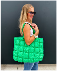 Grinch Puffer Bag