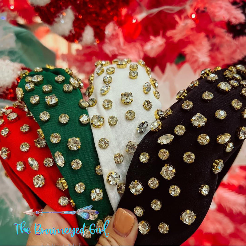 Rhinestone Bejeweled Headband | TheBrownEyedGirl Boutique