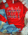 Cozy Red Long Sleeve Tee Red | TheBrownEyedGirl Boutique