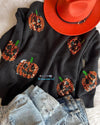 Pumpkin Sequin Sweater | TheBrownEyedGirl Boutique