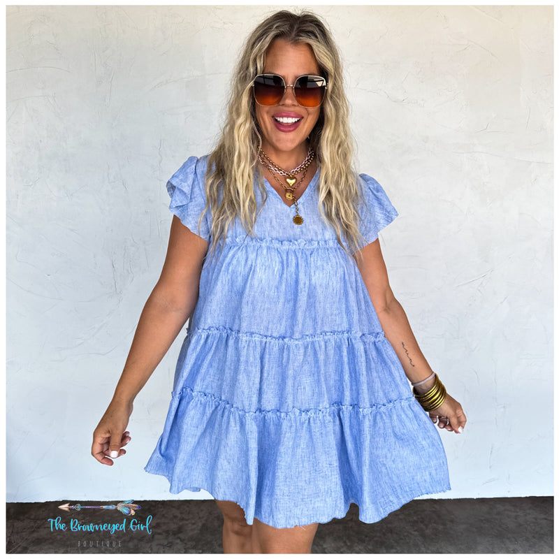 Day Dreaming Ruffle Dress- PREORDER