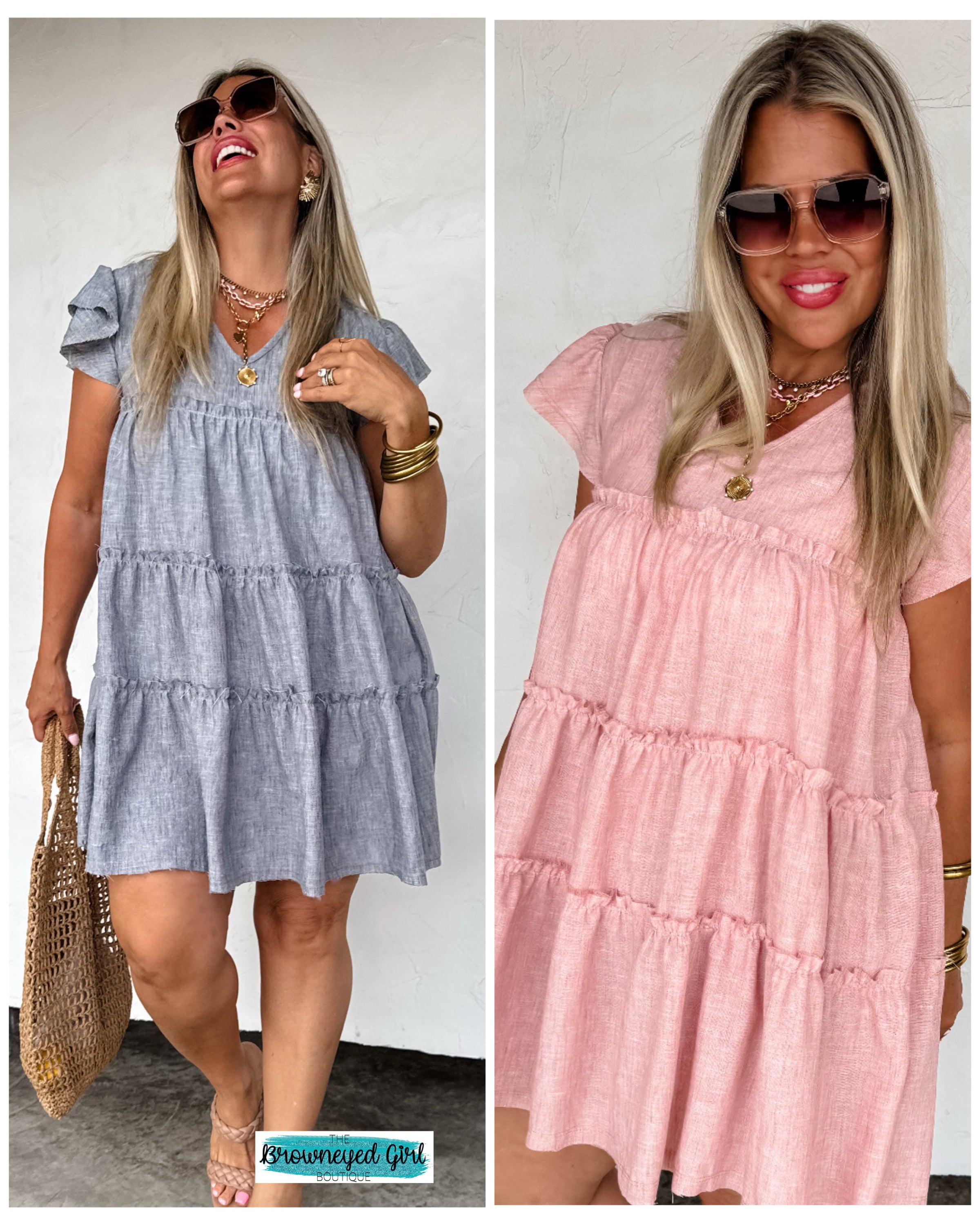 Day Dreaming Ruffle Dress- PREORDER