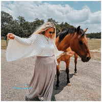 Free Spirit Bell Sleeve Top-PREORDER