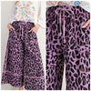 Easel French Terry Animal Print Mineral Washed Pants