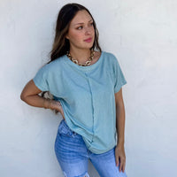 Sophia Ribbed Top | TheBrownEyedGirl Boutique
