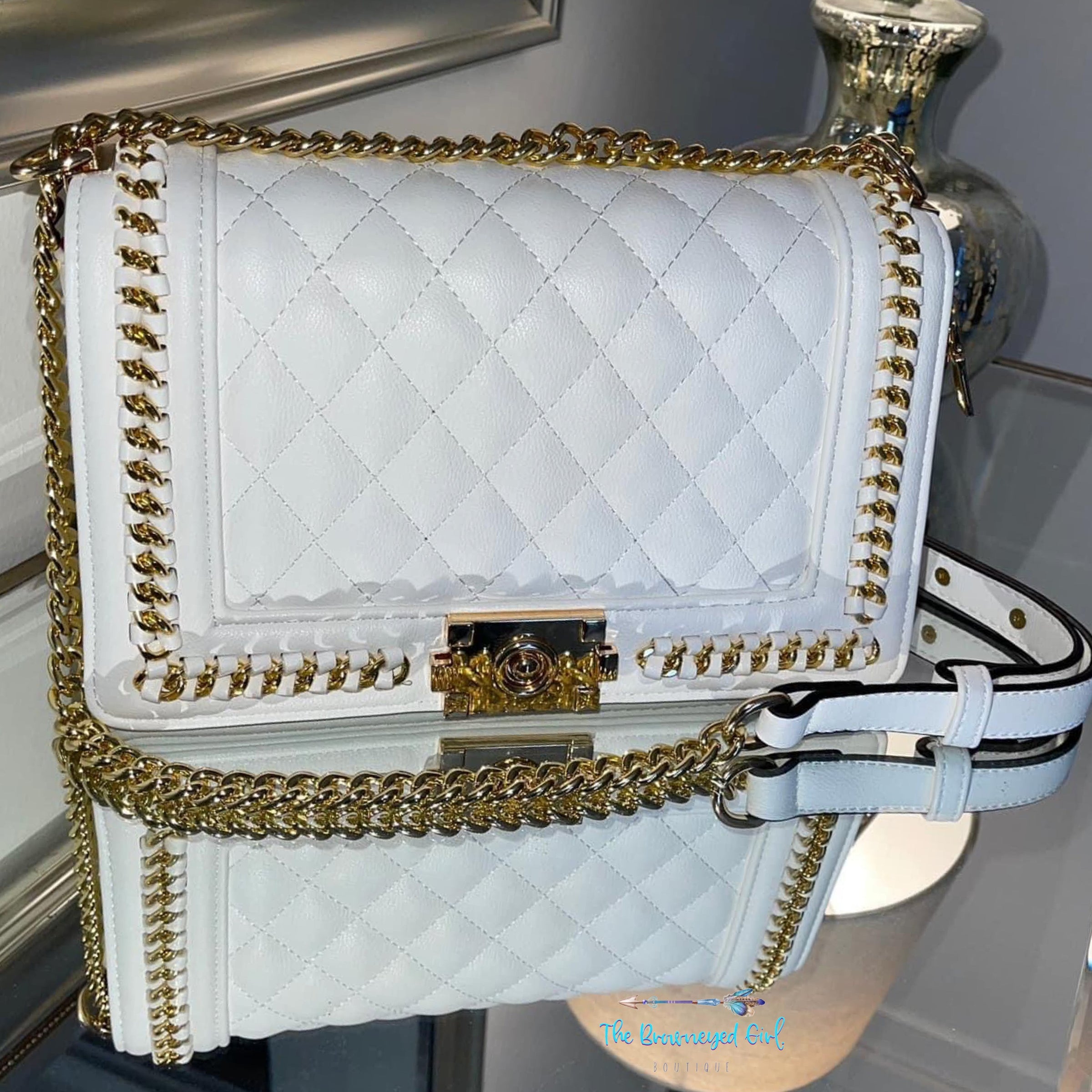 Love One Classic Quilted Crossbody Clutch | TheBrownEyedGirl Boutique