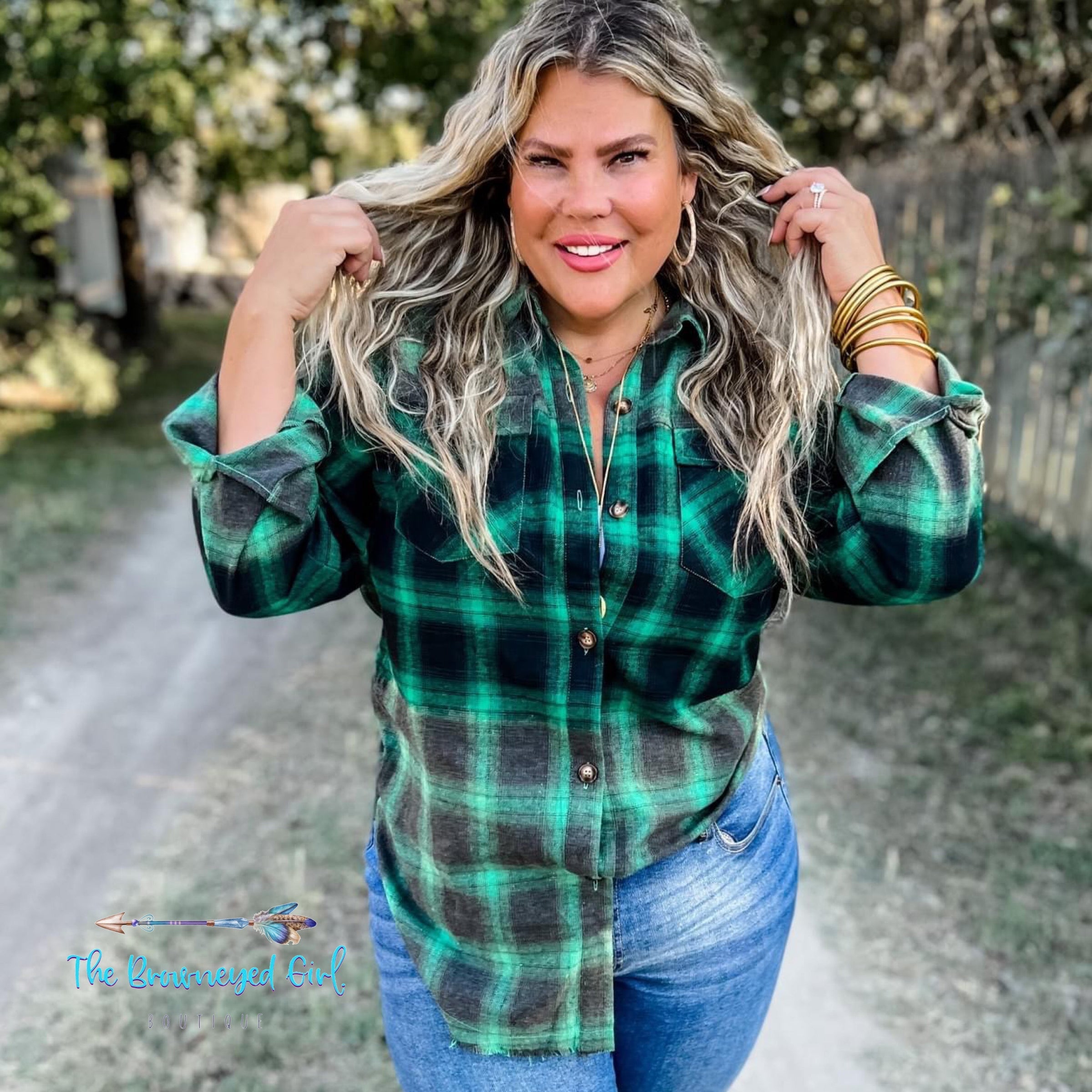 Copy of Distressed Tahoe Plaids | TheBrownEyedGirl Boutique