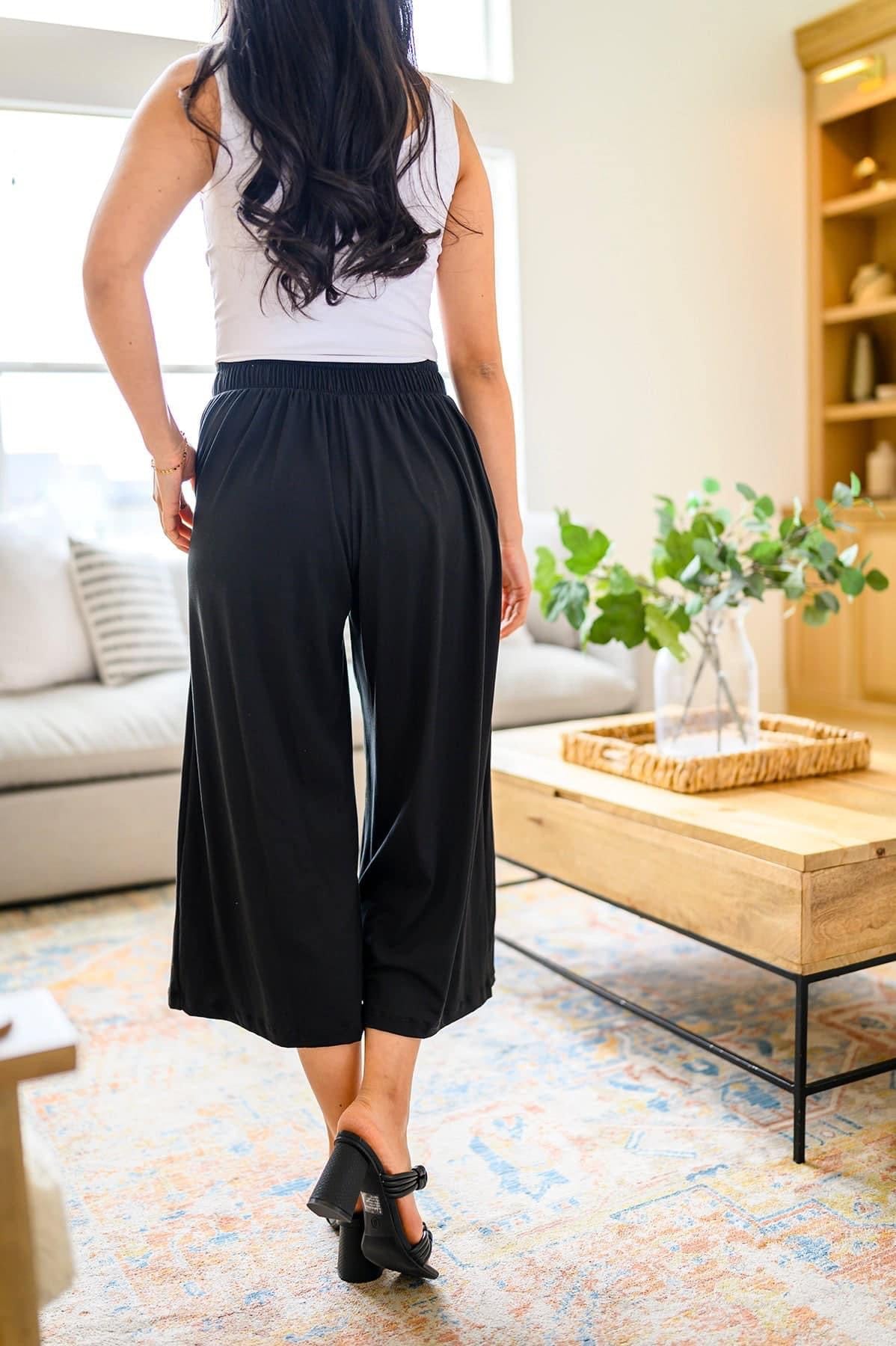Airy Wide Leg Work Pants | TheBrownEyedGirl Boutique