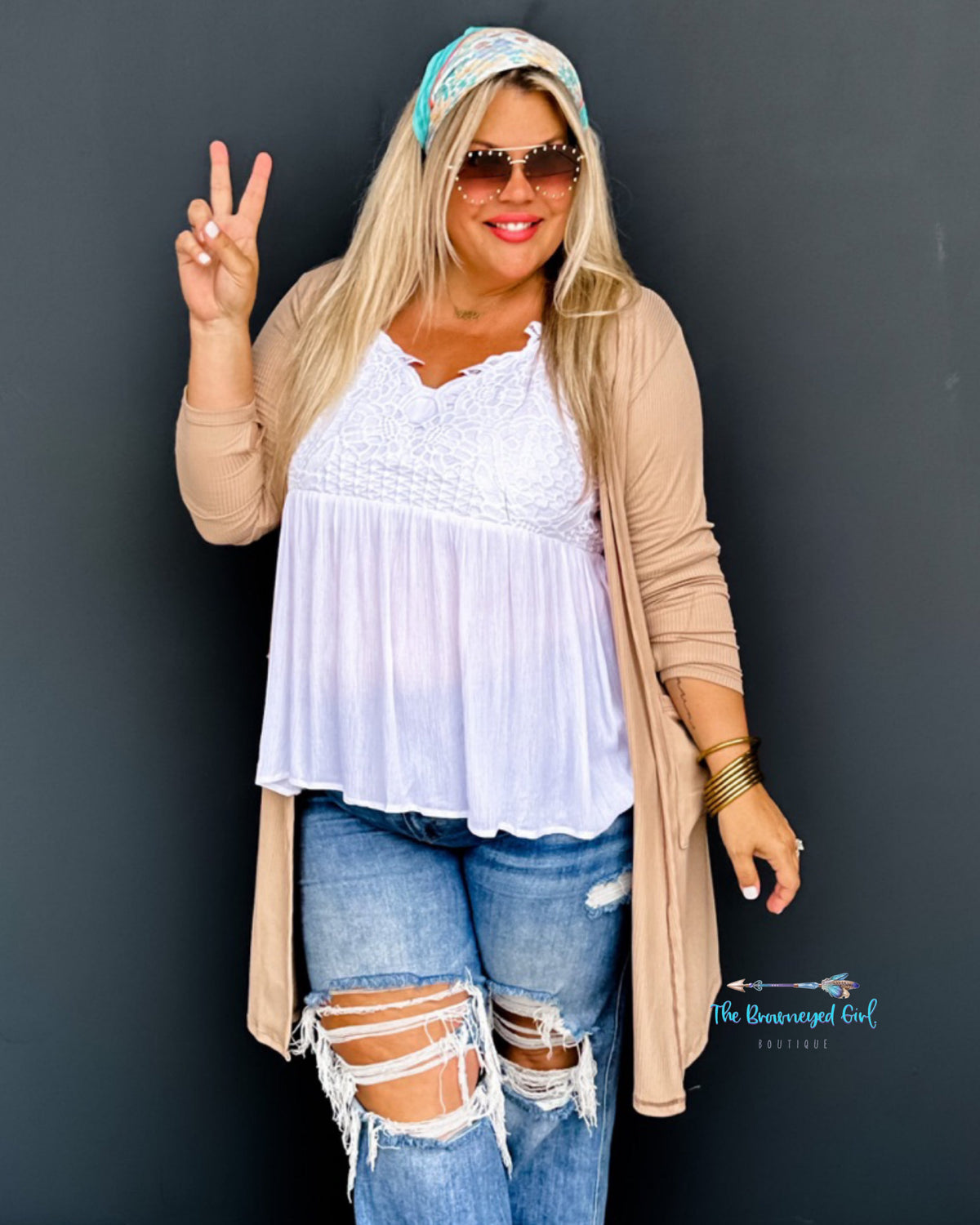 Summer Sierra Ribbed Knit Cardigan | TheBrownEyedGirl Boutique