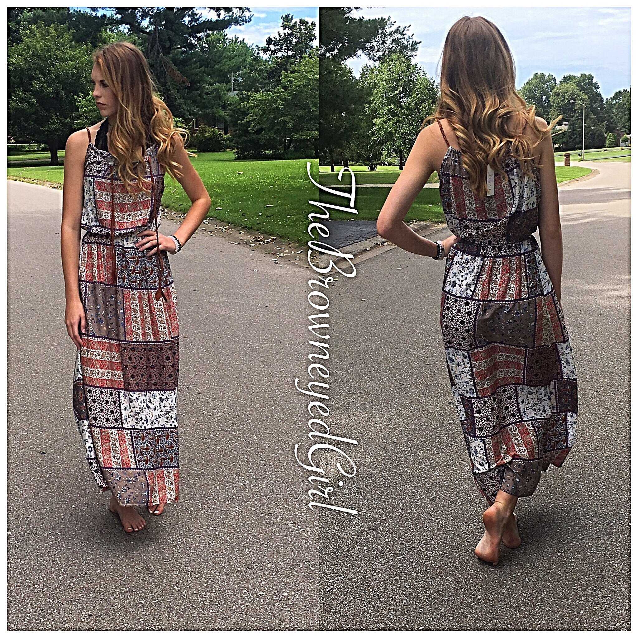 Boho Chic Patchwork Maxi | TheBrownEyedGirl Boutique