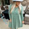 Raquel Vintage Henley Dress | TheBrownEyedGirl Boutique
