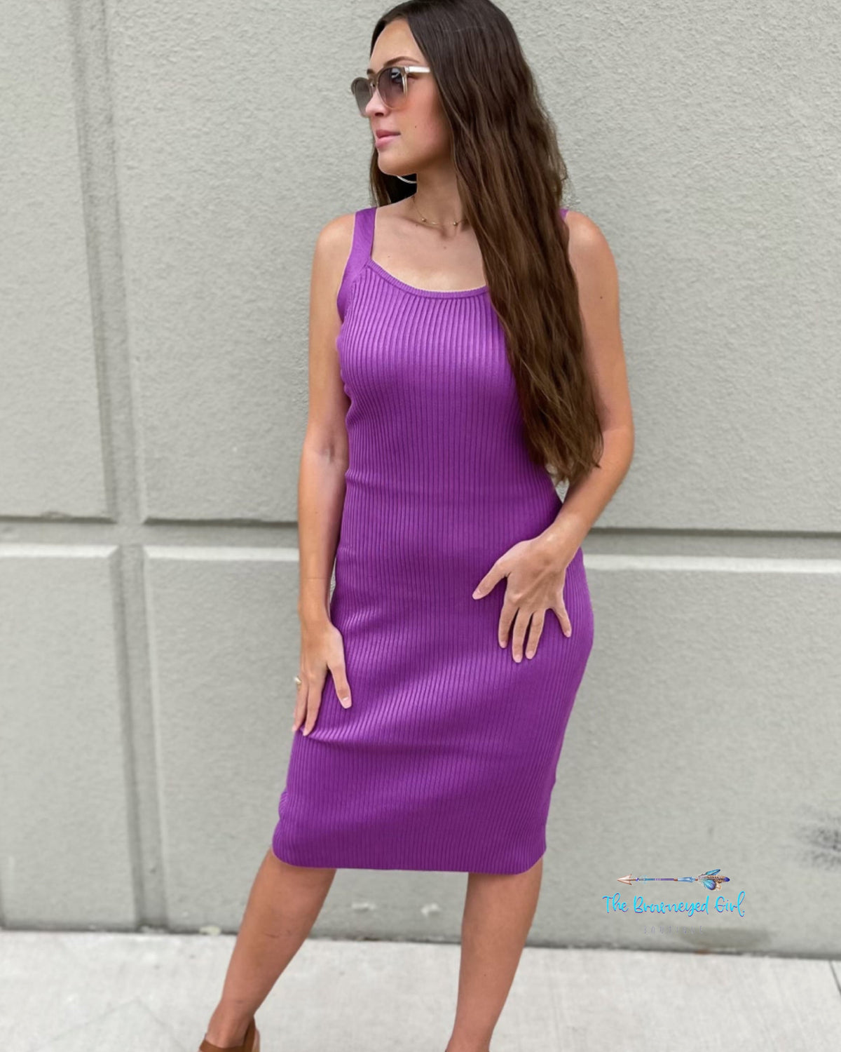 Libby Ribbed Tank Dress | TheBrownEyedGirl Boutique