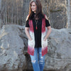 Ombre Open Front Knit Crochet Vest - TheBrownEyedGirl Boutique