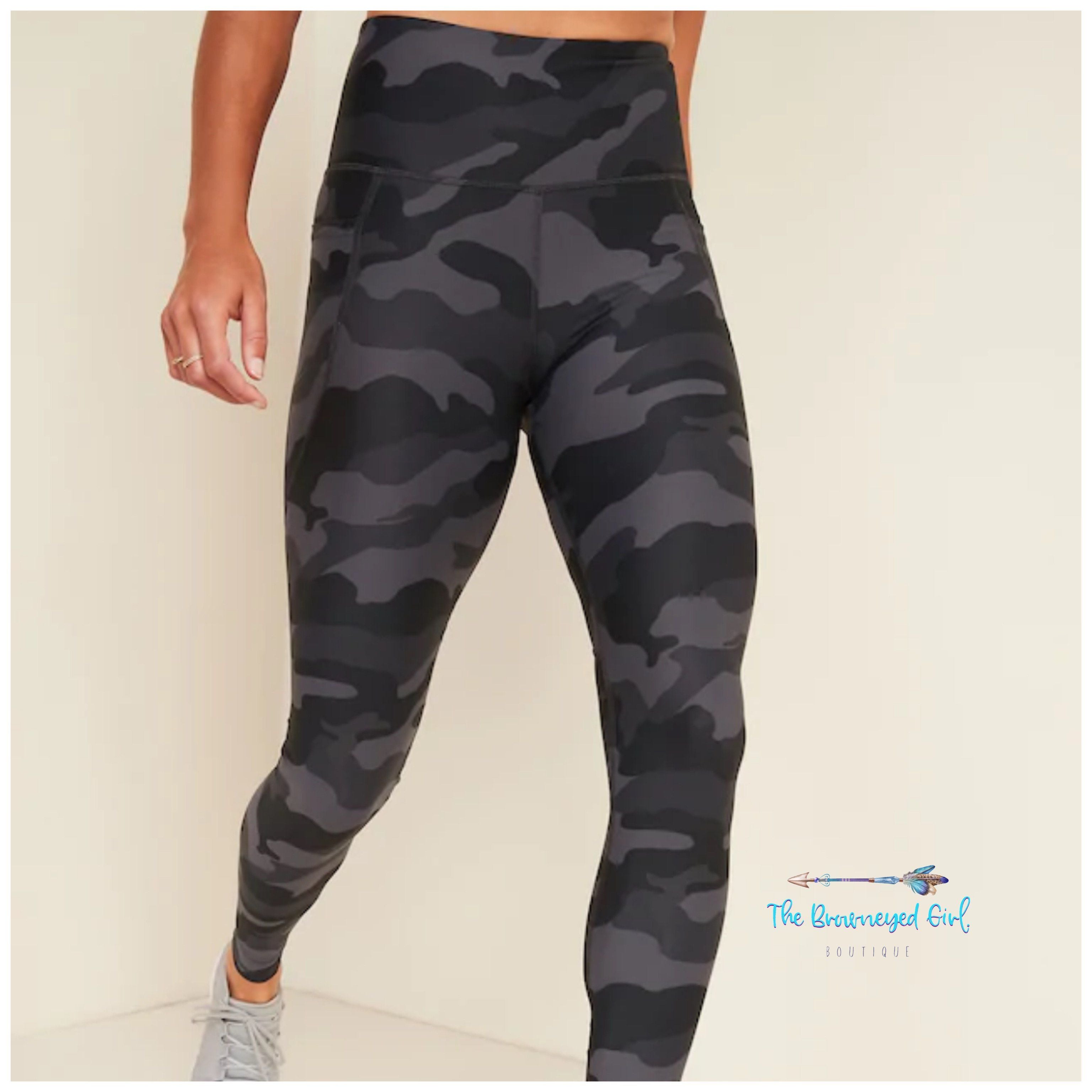 Grey camo tights best sale