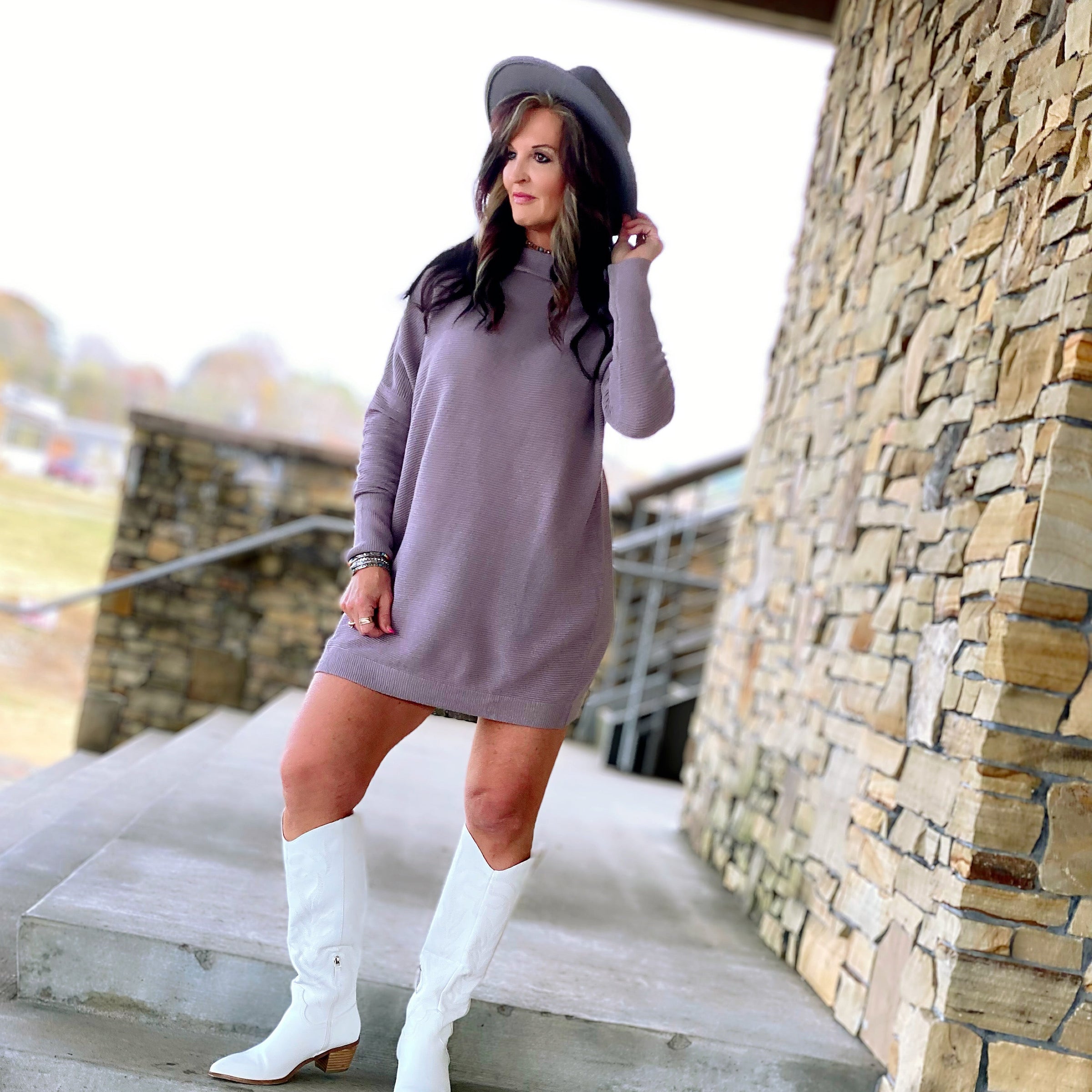 Under Control Slouchy Oversized Tunic Sweater | TheBrownEyedGirl Boutique