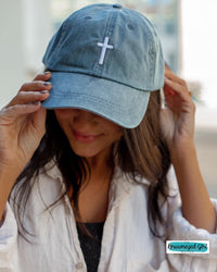 Embroidered Cross Hats | TheBrownEyedGirl Boutique