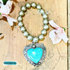 Hope In Your Heart Turquoise Bracelet | TheBrownEyedGirl Boutique