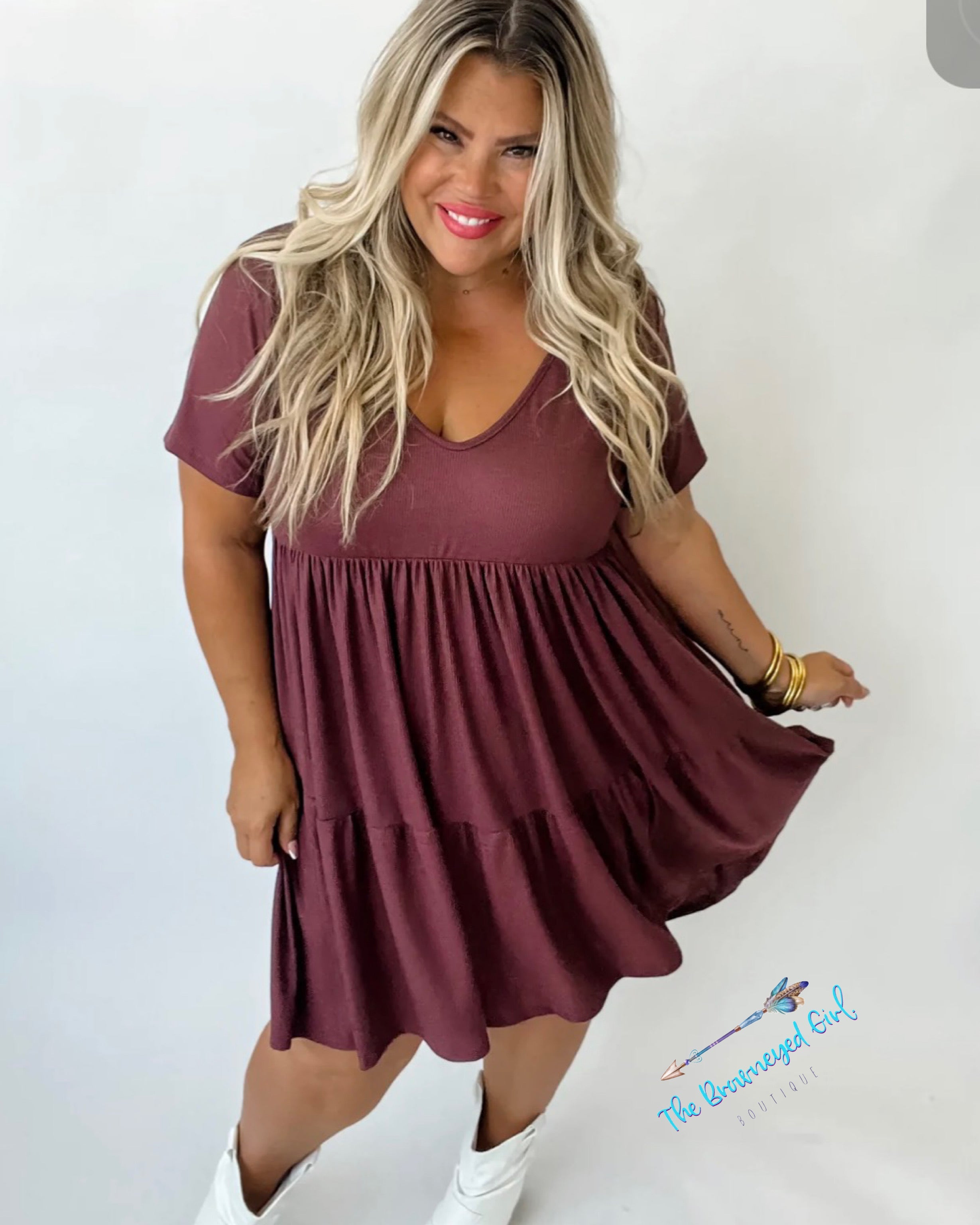 Stormi Ribbed Summer Ribbed Dress TheBrownEyedGirl Boutique