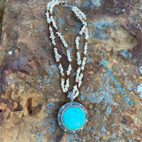 Turquoise Haven Sterling Silver Necklace