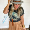 Brenna Pleated Boho Skirt | TheBrownEyedGirl Boutique