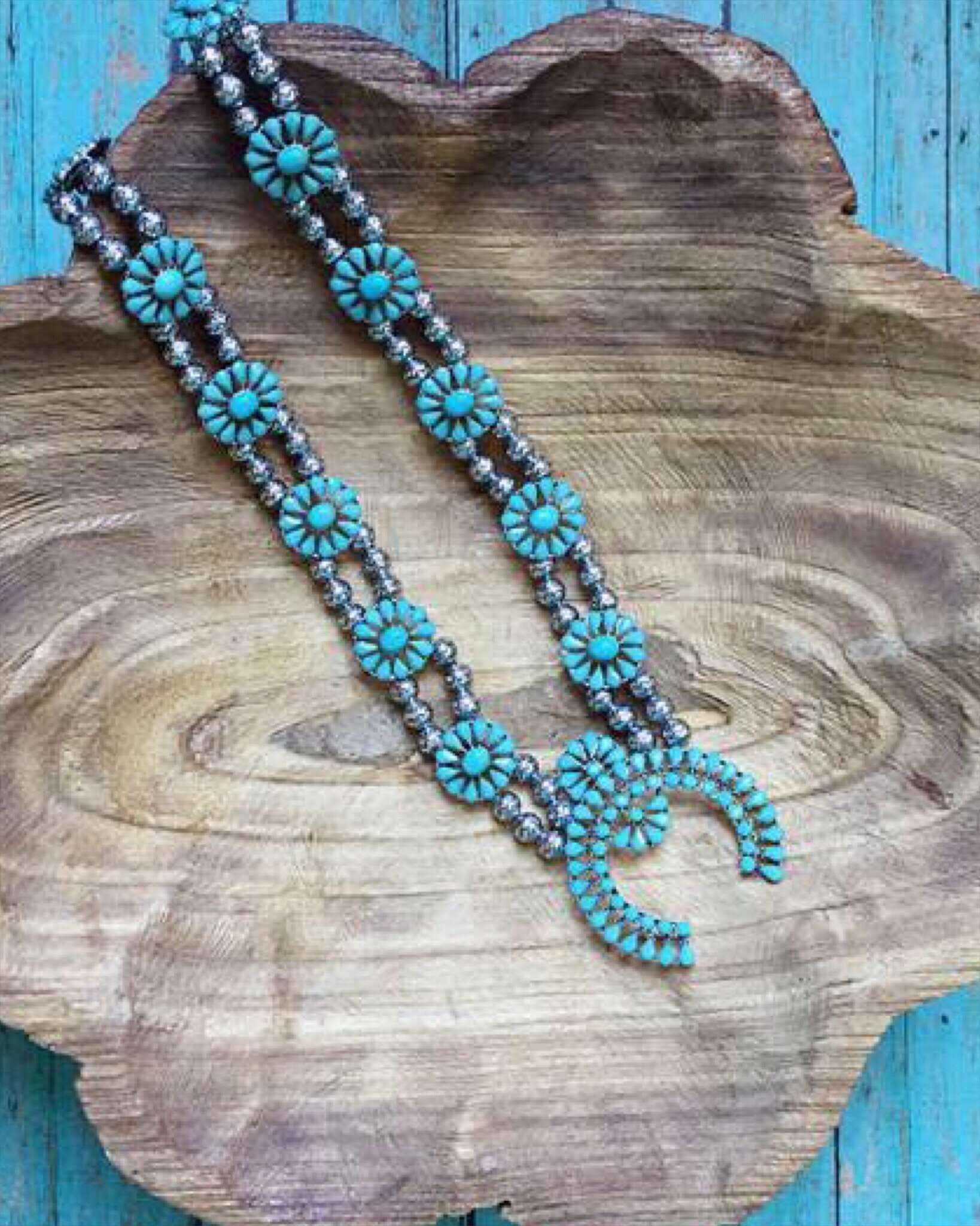Squash Blossom NeckLace - TheBrownEyedGirl Boutique