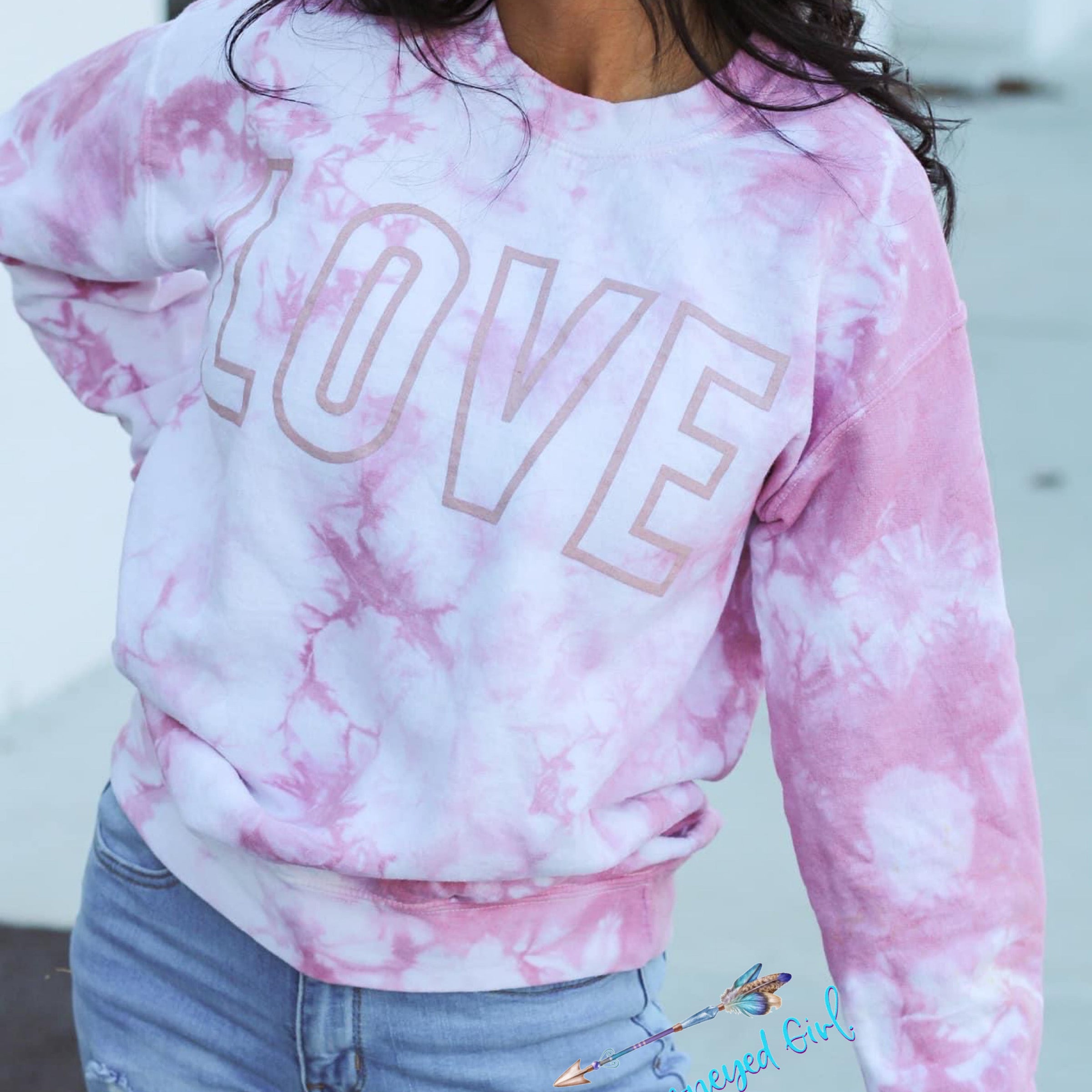 Love/ Rose/ Sweatshirt | TheBrownEyedGirl Boutique