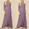 Let's Take A Walk Solid Maxi Side Pockets Maxi - TheBrownEyedGirl Boutique