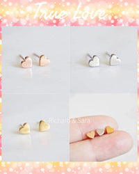 Keeping Our Hearts Full Tiny Heart Earrings