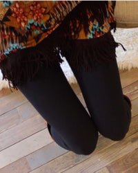 Solid Black Leggings - TheBrownEyedGirl Boutique
