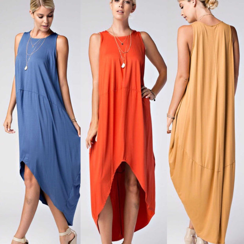 Staple Style Essential Chic Bubble Maxi Dress - TheBrownEyedGirl Boutique