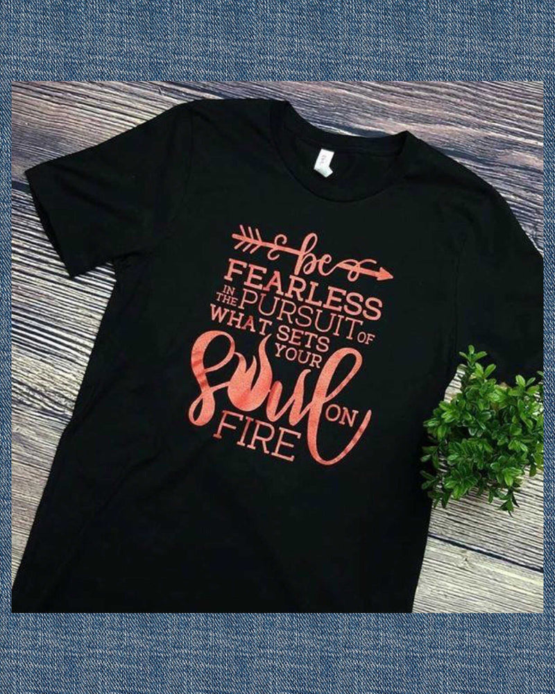 What Sets Your Soul On Fire Graphic Tee - TheBrownEyedGirl Boutique