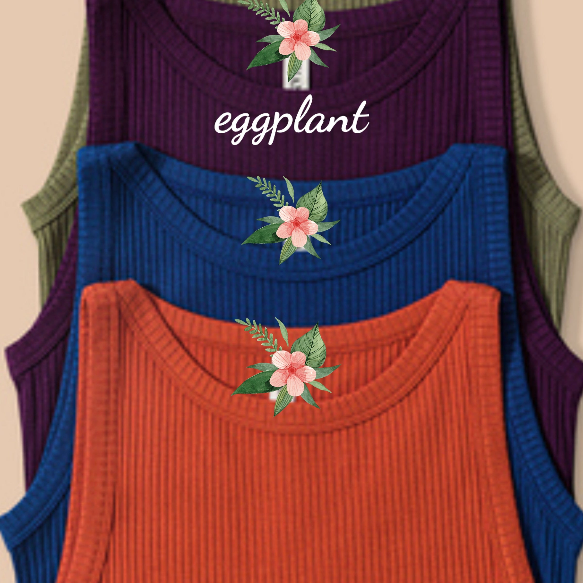 Savannah Ribbed Knit Tank Top | TheBrownEyedGirl Boutique