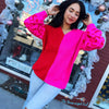 Holly Leopard Valentine's Sweater | TheBrownEyedGirl Boutique