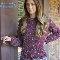 Party Time Confetti Sweater - TheBrownEyedGirl Boutique