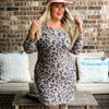 Stella Leopard Print Long Sleeve Dress - TheBrownEyedGirl Boutique