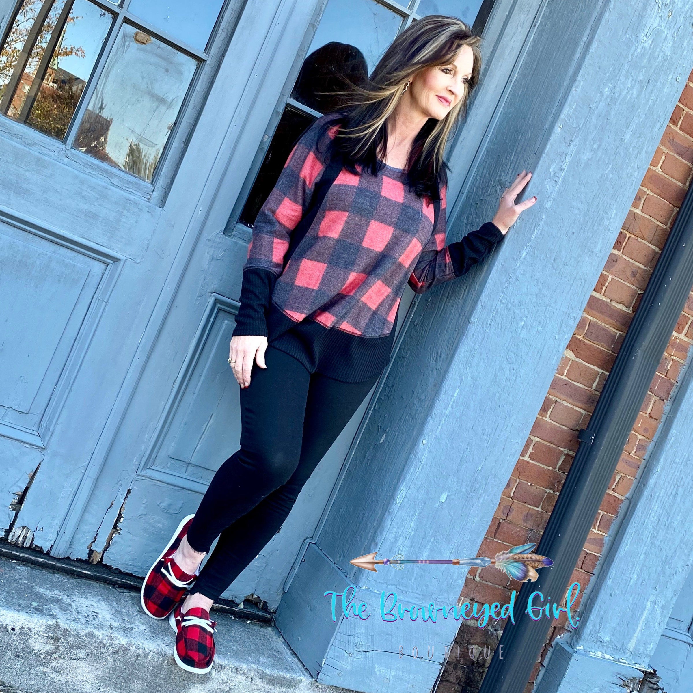 Plaid All Day Buffalo Plaid Tunic