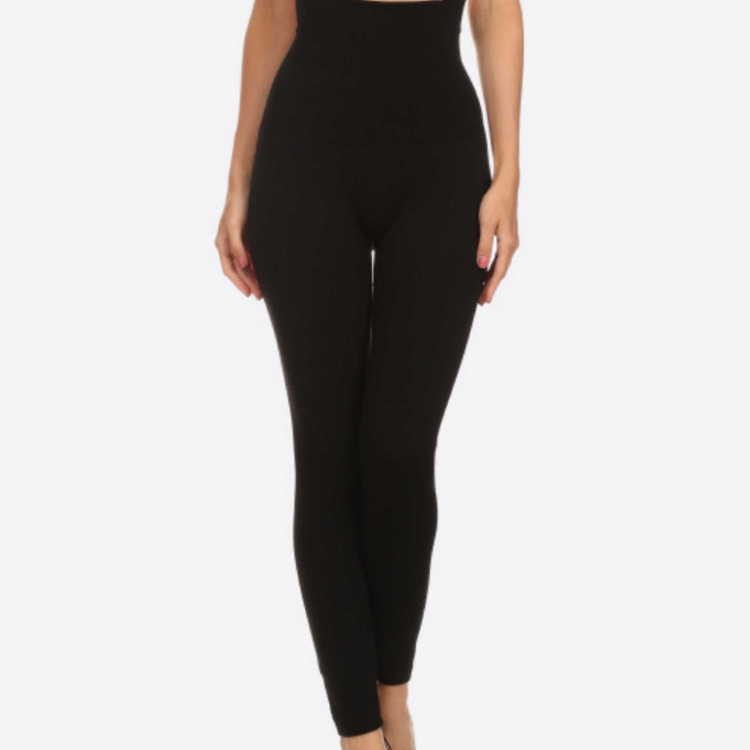 Extra Strong Compression Leggings with High Waisted Tummy Control