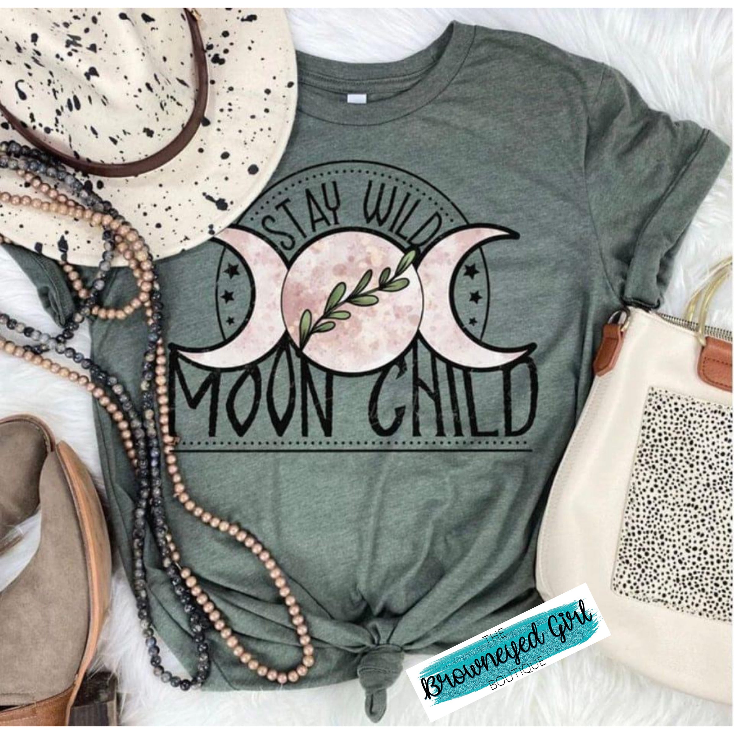 Moon Child Graphic Tee | TheBrownEyedGirl Boutique