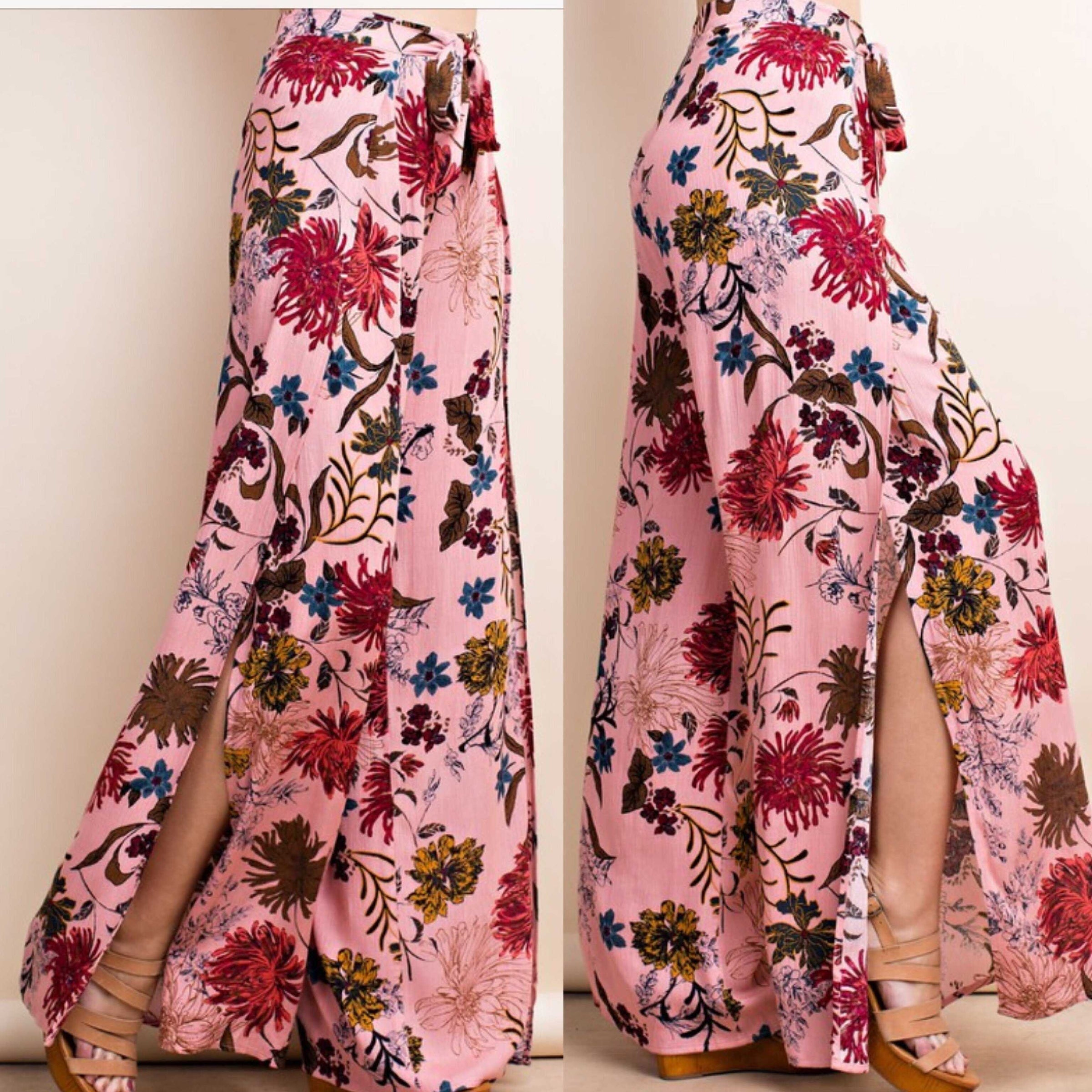 Spring Outfit: Floral Print pants - Arum Lilea