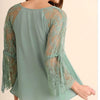 Its All In The Details Sage Vintage Lace Top - TheBrownEyedGirl Boutique