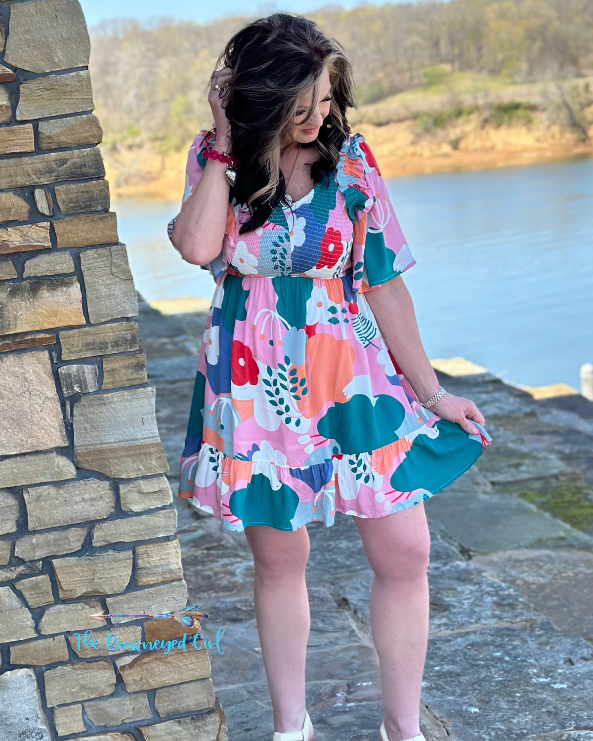 Carmon Floral Dress | TheBrownEyedGirl Boutique