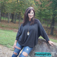 Believe In You Dolman Batwing Sweater - TheBrownEyedGirl Boutique