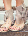 Very Volatile Lex Fringe Sandals - TheBrownEyedGirl Boutique