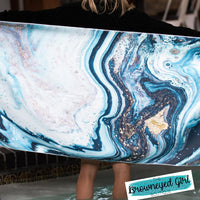 Tassel Water Color Beach Towels | TheBrownEyedGirl Boutique